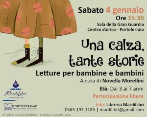 &quot;Una calza, tante storie&quot;, letture per bambini con Novella Morellini