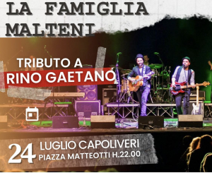 La Famiglia Malteni live in piazza Matteotti a Capoliveri