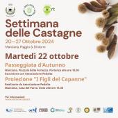 Settimana delle Castagne - due appuntamenti in programma per martedi