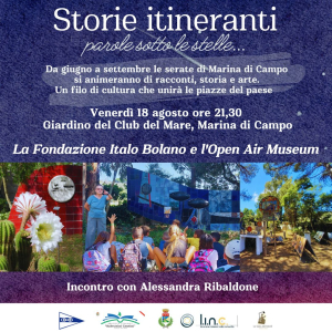 A  &quot;Storie Itineranti&quot; Alessandra Ribaldone racconta dell&#039;Open Air Museum e della Fondazione Italo Bolano