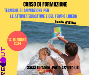 Un corso di formazione sulle tecniche di animazione per le attività educative e del tempo libero