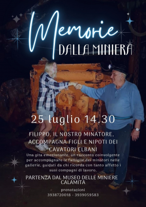 &quot;Memorie dalla Miniera&quot; una gita speciale, in compagnia di Filippo Boreali alle miniere di Capoliveri