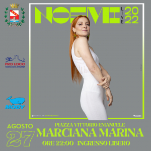 Domani a Marciana Marina l&#039;attesissimo concerto di Noemi