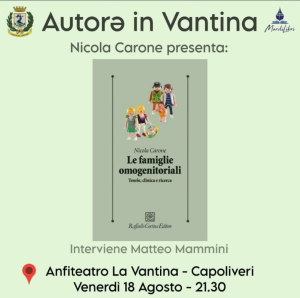 Autorə in Vantina - “Le famiglie omogenitoriali” di Nicola  Carone