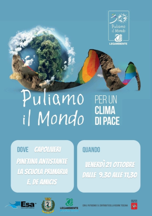 Il 21 ottobre a Capoliveri “Puliamo Il Mondo 2022 - Per un clima di Pace&quot;