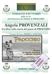 Una serata con Angela Provenzali ed il libro dedicato a Procchio