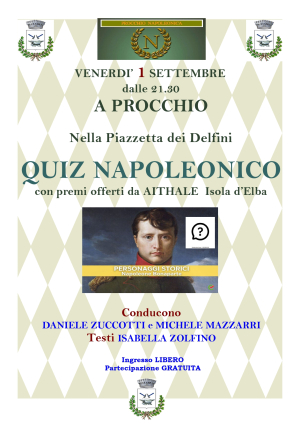 Domani a Procchio il quiz napoleonico