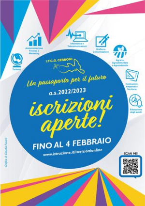 Prorogata al 4 febbraio la scadenza per le iscrizioni all&#039;ITCG Cerboni