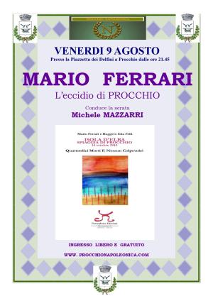 Eccidio di Procchio, il 9 agosto la presentazione del libro con Mario Ferrari