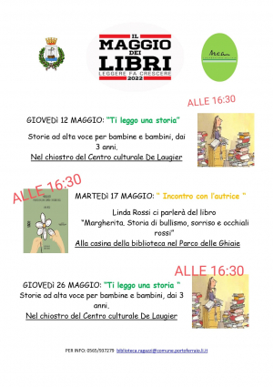 “Il maggio dei libri” alla sezione ragazzi della biblioteca foresiana