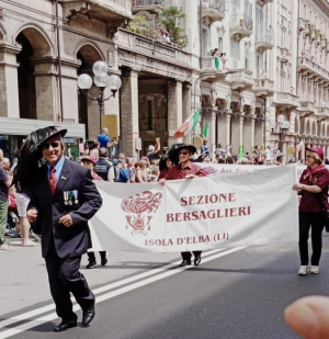 Anche una delegazione elbana ha partecipato al 69° raduno dei Bersaglieri a Cuneo