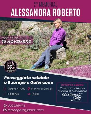 Trekking a 6 zampe con Let&#039;s Dog per ricordare Alessandra Roberto