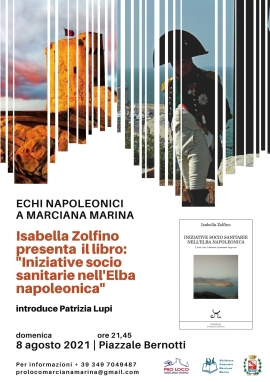 Echi Napoleonici: l’8 agosto Isabella Zolfino presenta il libro “Iniziative socio sanitarie nell’Elba napoleonica”