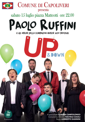 A Capoliveri lo spettacolo &quot;Paolo Ruffini Up &amp; Down&quot;