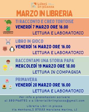 Marzo in libreria a Marciana Marina