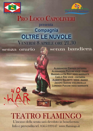 Torna ad esibirsi a Capoliveri la compagnia Oltre Le Nuvole con lo spettacolo “Senza Orario, Senza Bandiera”.