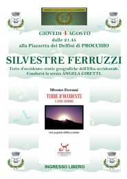 A Procchio Silvestre Ferruzzi racconta il suo &quot;Terre d’occidente: storie geografiche dell’Elba occidentale&quot;