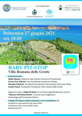 Inaugurazione del “Baby Pit-Stop UNICEF” alla Villa romana delle Grotte