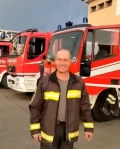 Il saluto dei Vigili del Fuoco di Portoferraio al collega Stefano Corsani che lascia il servizio