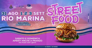 Street Food Festival a Rio Marina dal 31 Agosto al 3 Settembre