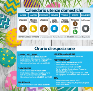 Raccolta Porta a Porta, il servizio si svolgerà regolarmente nei giorni di Pasqua e pasquetta