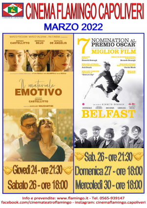 La programmazione del Cinema Teatro Flamingo fino al 30 marzo