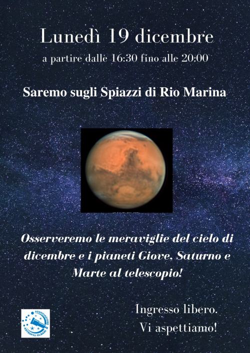 Con gli Astrofili Elbani a Rio Marina per osservare i ed il