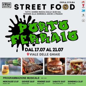 Dal 17 al 21 luglio Street food a Portoferraio