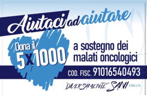 Dona il 5x1000 a Diversamente Sani Onlus