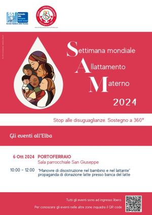 Settimana Mondiale dell&#039;Allattamento: a Portoferraio si parlerà di manovre di disostruzione nel lattante