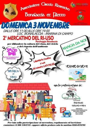 Domenica il 2° Mercatino del Riuso al Bonalaccia