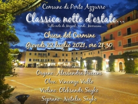 &quot;Classica notte d&#039;estate&quot;, il concerto nella chiesa del Carmine a Porto Azzurro