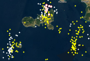 Fotonotizia: Fulmini sulle isole a mezzanotte