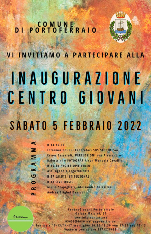 Il 5 febbraio l&#039;inaugurazione Centro Giovani e Informagiovani di Portoferraio