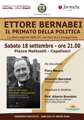 Il 18 settembre a Capoliveri la serata dedicata al grande giornalista Ettore Bernabei