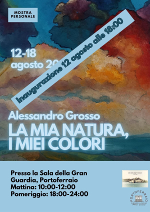 La mia natura, i miei colori - alla Gran Guardia la personale di Alessandro Grosso