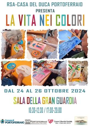 Alla Gran Guardia la mostra “La vita nei colori” degli ospiti dell’RSA Casa del Duca