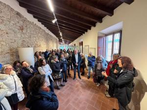 80 persone alla visita con Italia Nostra al restauro del Complesso museale della Linguella