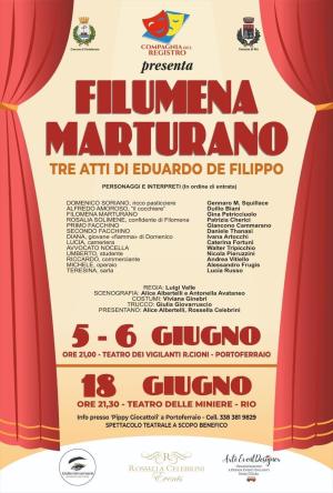 La Compagnia del Registro torna in scena all&#039;Anfiteatro delle miniere con &quot;Filumena Marturano&quot;