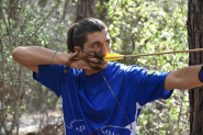 Il Grande Falco ai Campionati Italiani Fitarco 3d a Polino (Terni) con Matteo Cancro