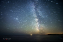 Via Lattea sull&#039;Arcipelago e la Corsica