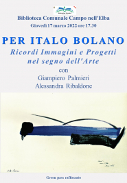 &quot;PER ITALO BOLANO&quot; - Incontro con Alessandra Ribaldone e Giampiero Palmieri