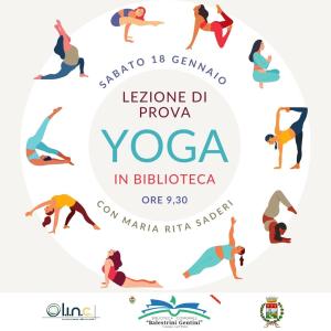 Lezione di prova gratuita di Yoga in Biblioteca