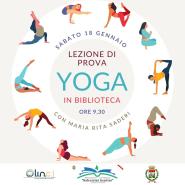 Lezione di prova gratuita di Yoga in Biblioteca