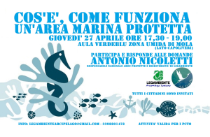 Il 27 aprile a Mola si parla di Area Marina Protetta con Antonio Nicoletti