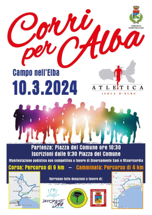 Domani a Campo la manifestazione podistica &quot;Corri per Alba&quot;