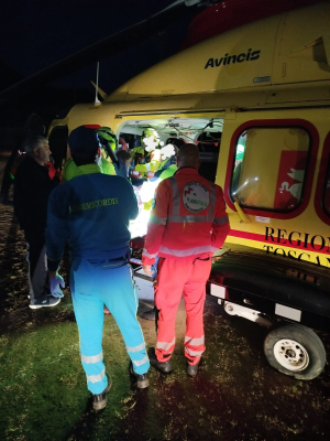 Cade dal secondo piano, trasferito con Pegaso a Siena