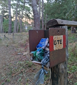 Sulla GTE (almeno in alcuni punti) servono raccoglitori di rifiuti 