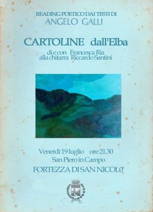 A San Piero &quot;Cartoline dall&#039;Elba&quot; con Francesca Ria e Riccardo Santini