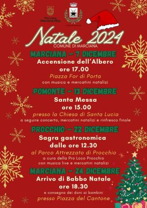 Natale 2024 nel Comune di Marciana